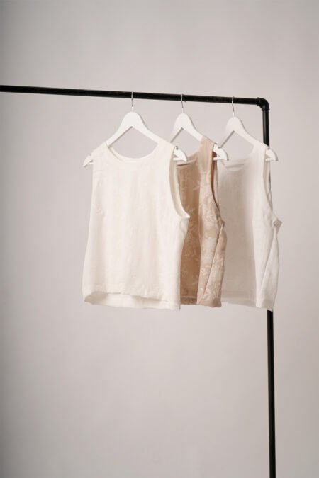 Musculosa celina cey broderie puffing "CELINA" - Imagen 2