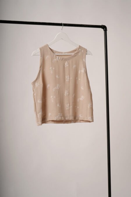 Musculosa celina cey broderie puffing "RAVENA" - Imagen 3