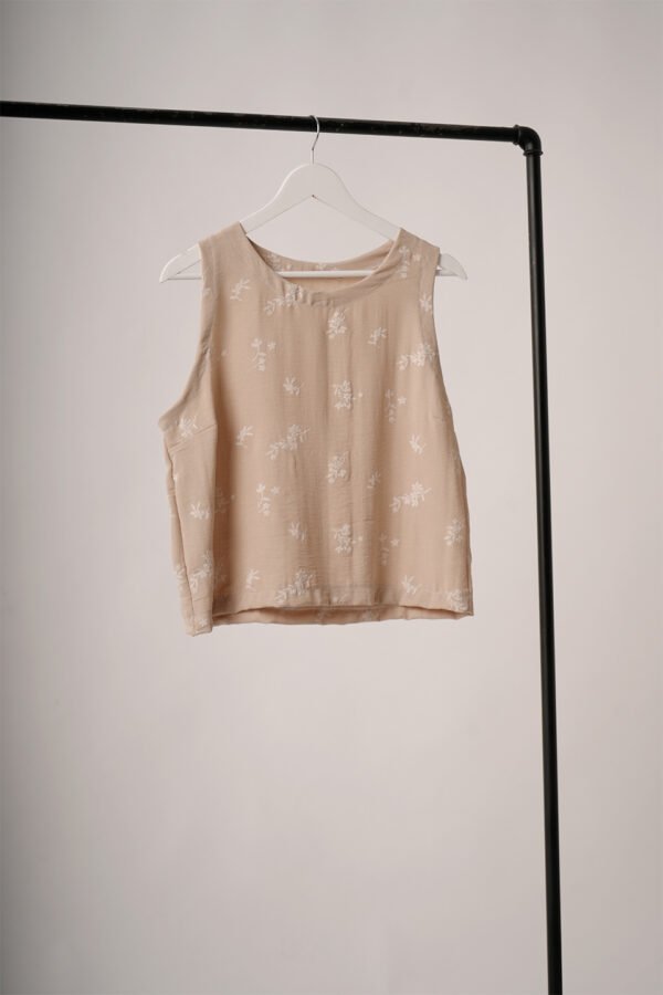 Musculosa celina cey broderie puffing "RAVENA"
