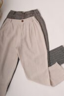 Pantalon lino rayado "DOYA"