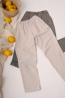Pantalon lino rayado "DOYA"
