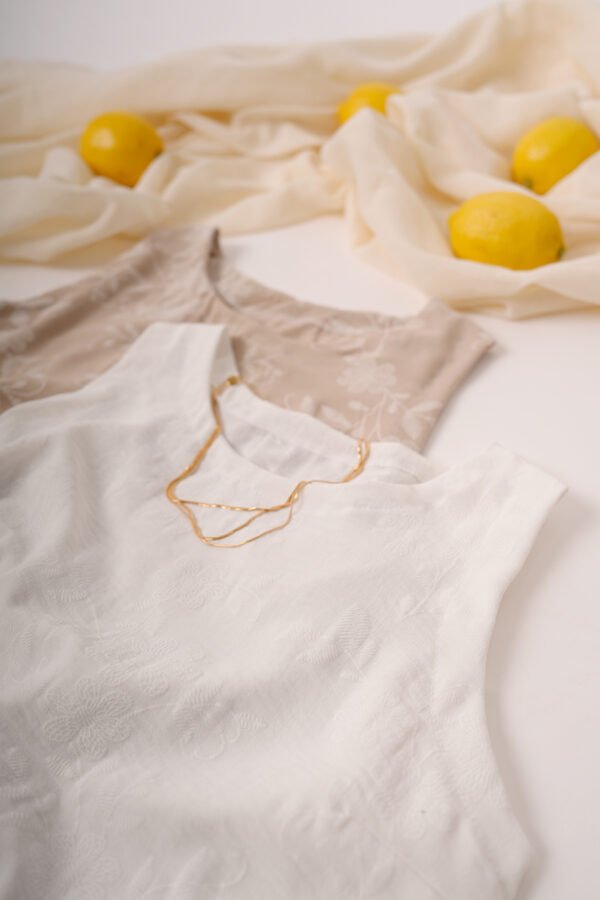 Musculosa celina cey broderie puffing "CELINA"