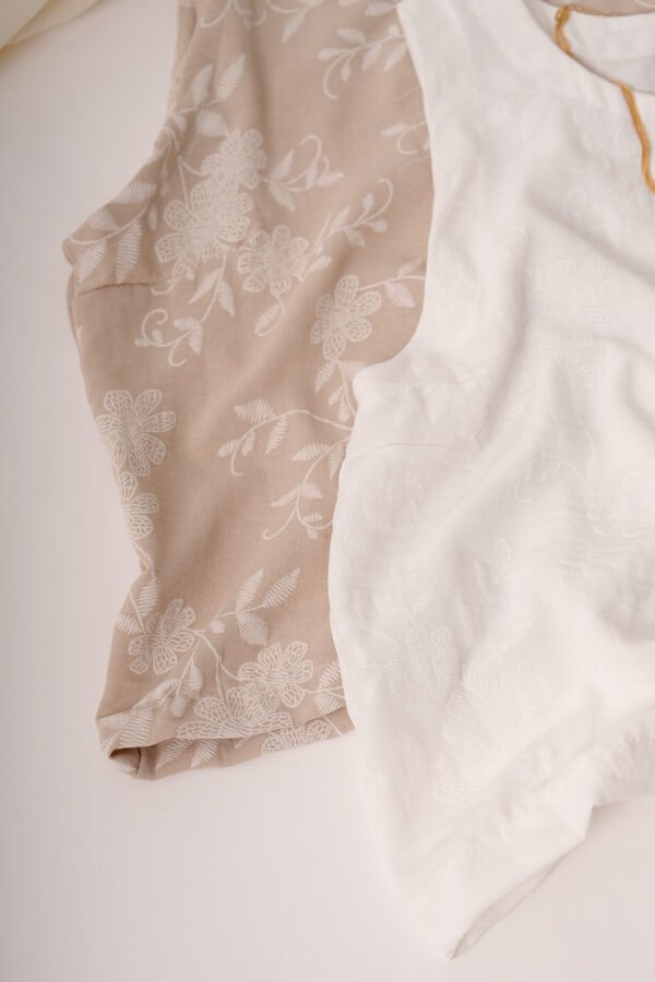 Musculosa celina cey broderie puffing "CELINA"
