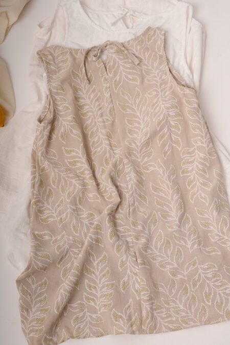 Solero para atar atras cey broderie puffing "ADELA" - Imagen 2