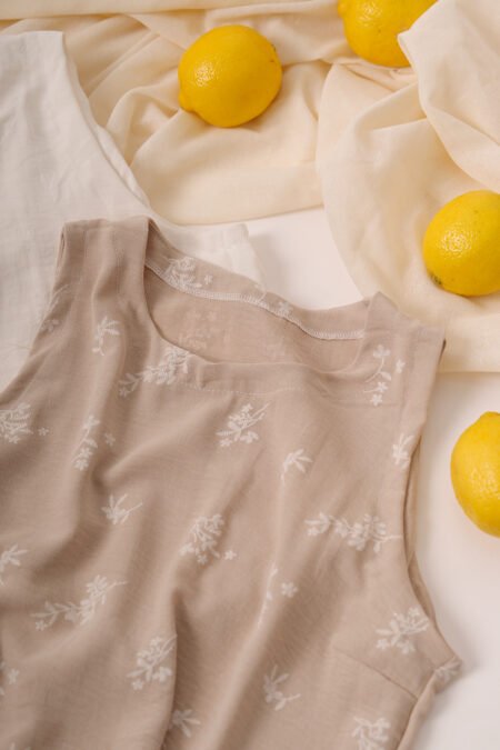 Musculosa celina cey broderie puffing "RAVENA" - Imagen 5