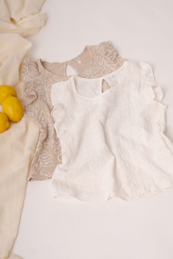 Musculosa gota cey broderie puffing "VERONA"