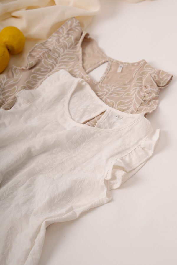 Musculosa gota cey broderie puffing "VERONA"