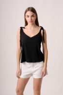 Musculosa lino para atar "BEGONIA"