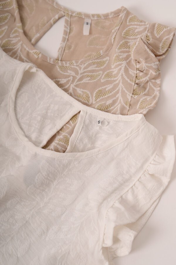 Musculosa gota cey broderie puffing "VERONA"