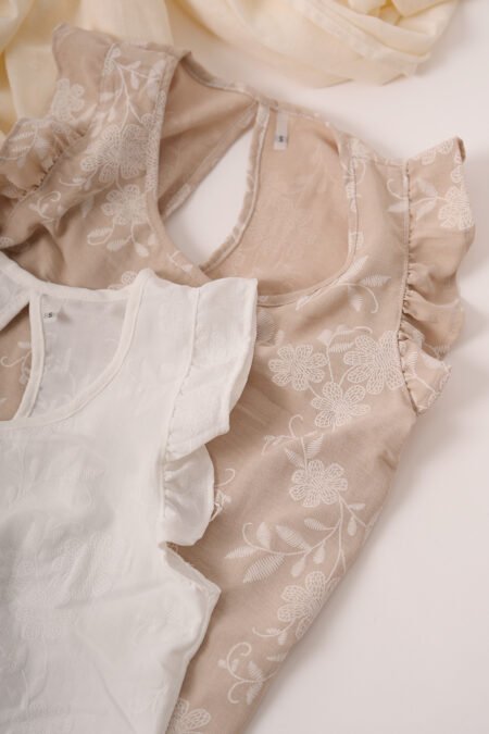 Musculosa gota cey broderie puffing "EVE" - Imagen 4