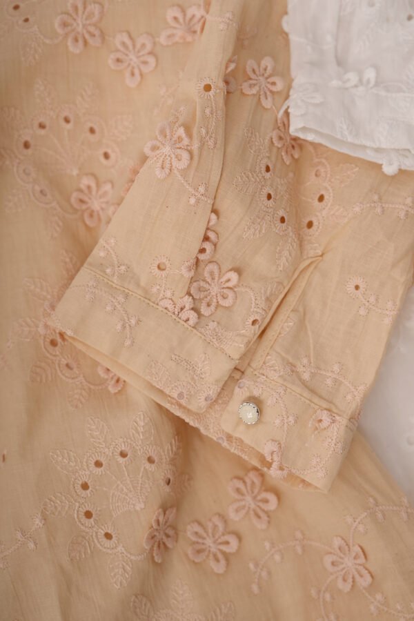 Camisa importada broderie manga 3/4 "BAHAMAS"