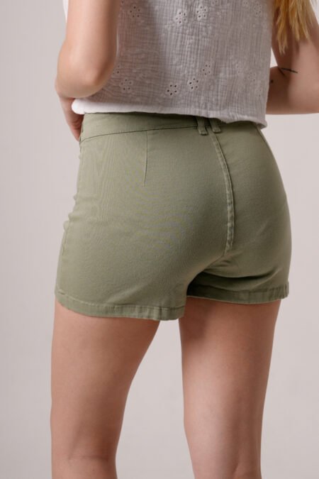 Skort gabardina elastizada cargo "ANUSH" - Imagen 4