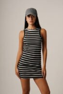 Vestido corto merlina raya gruesa "BACARI"