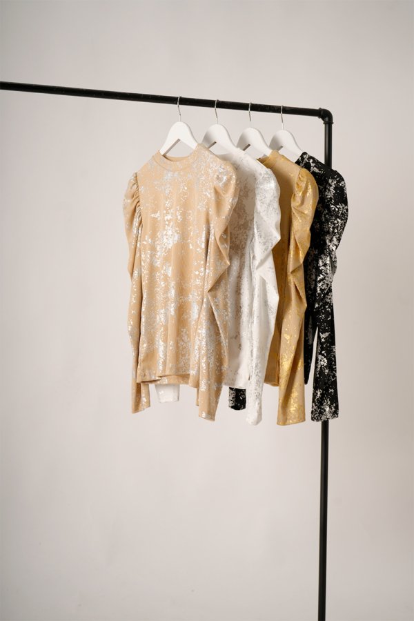 Buzo manga princesa morley lurex vintage "BEIRO"