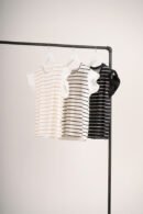 Musculosa modal rayado grueso mangas poplin "BLOSS"