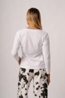 Remera manga larga jersey peinado "BRUNCH"