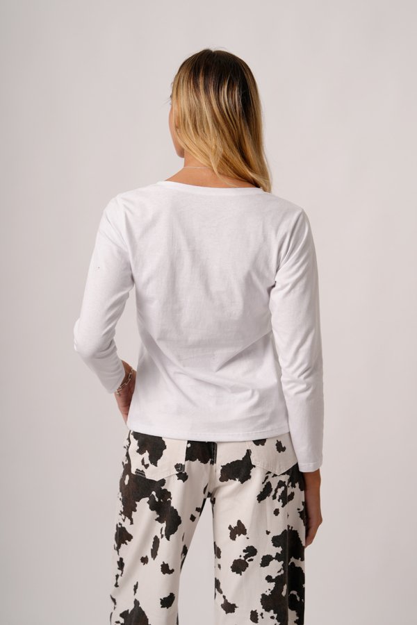 Remera manga larga jersey peinado "BRUNCH"