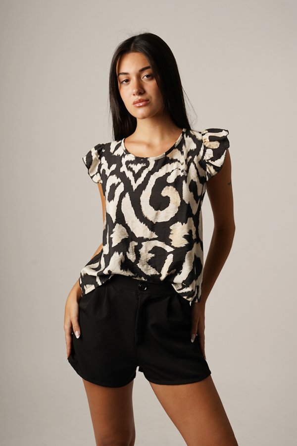 Musculosa cey premium para atar atras "BRUNE"