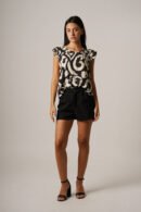 Musculosa cey premium para atar atras "BRUNE"