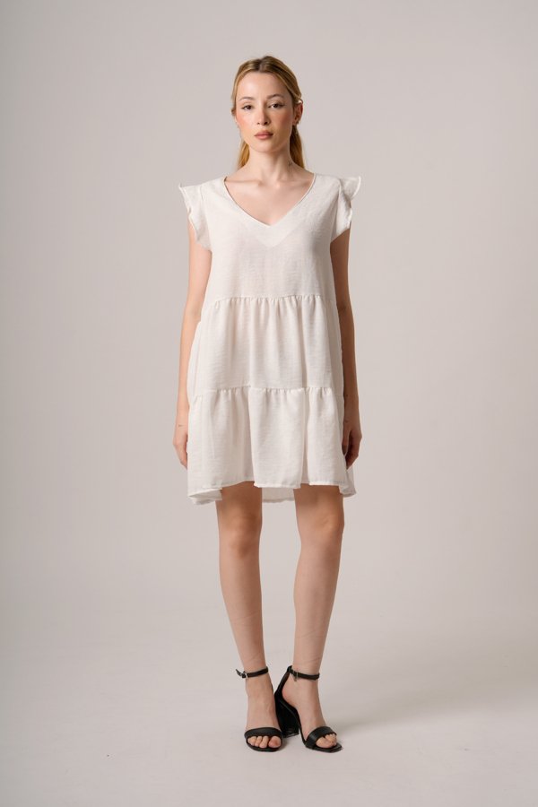Solero lino camisero "DALVA"