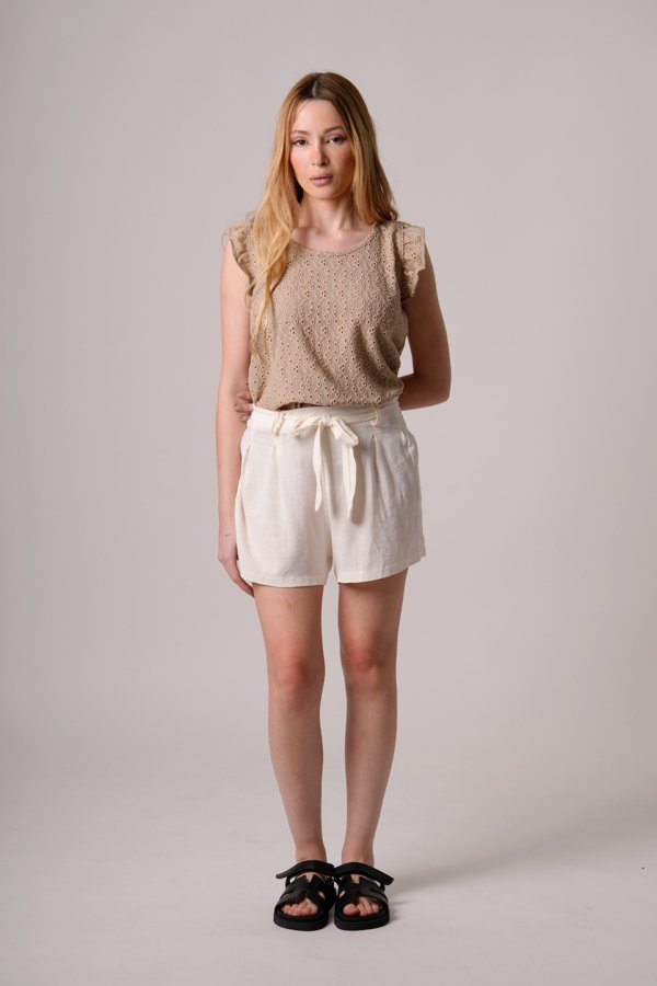 Musculosa broderie "DERY"