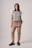 Musculosa merlina raya doble mangas poplin "DOTA"