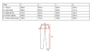 Pantalon lino rayado "DOYA"