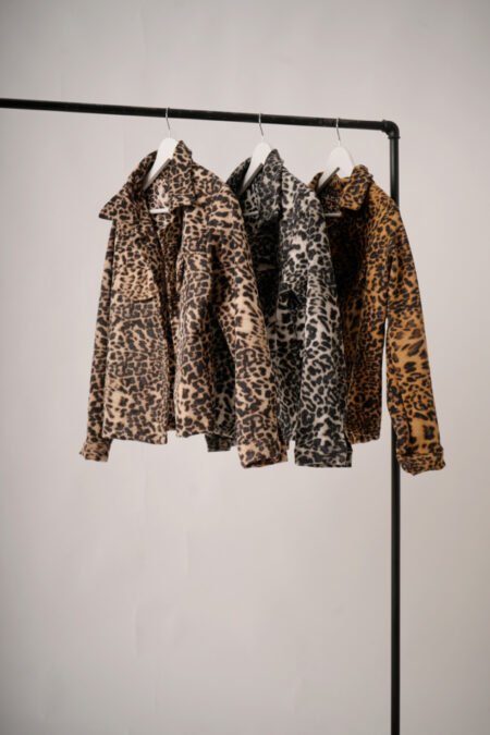 Saco corto paño animal print "DROP" - Imagen 2