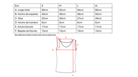 Musculosa gota cey broderie puffing "EVE" - Imagen 5
