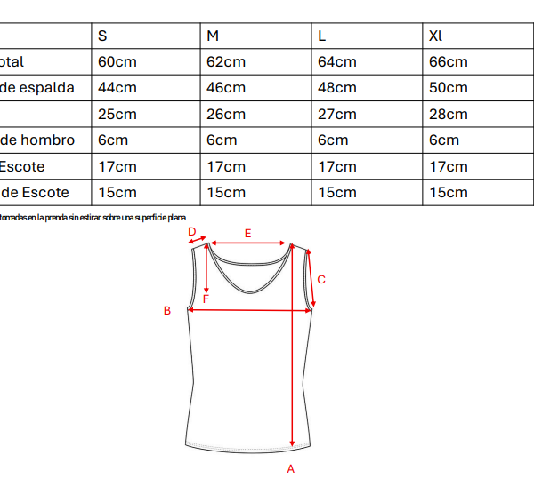 Musculosa gota cey broderie puffing "EVE"