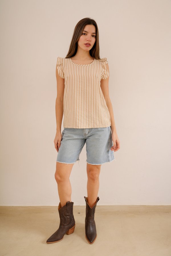 Musculosa con gota cey premium estampado rayas medianas "FALMI 3"