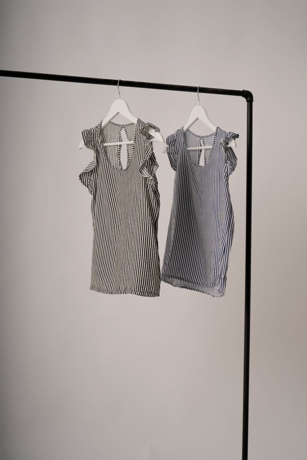 Musculosa con gota cey premium estampado rayas finas "FALMI 5"