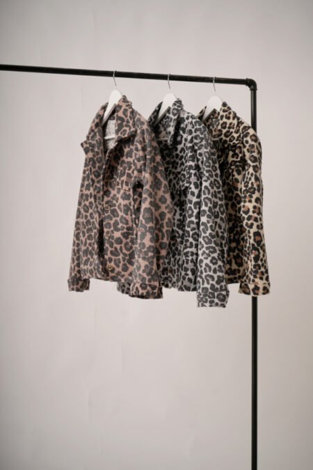 Saco corto paño animal print "FELIA" - Imagen 2