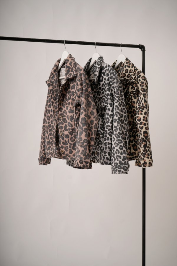 Saco corto paño animal print "FELIA"