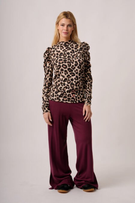 Buzo manga princesa merlina estampada animal print "GISEL" - Imagen 3