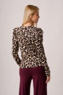 Buzo manga princesa merlina estampada animal print "GISEL"