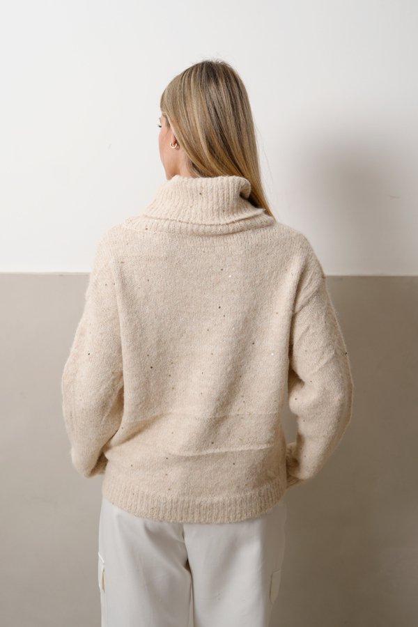 Poleron sweater lentejuelas "GUAM"