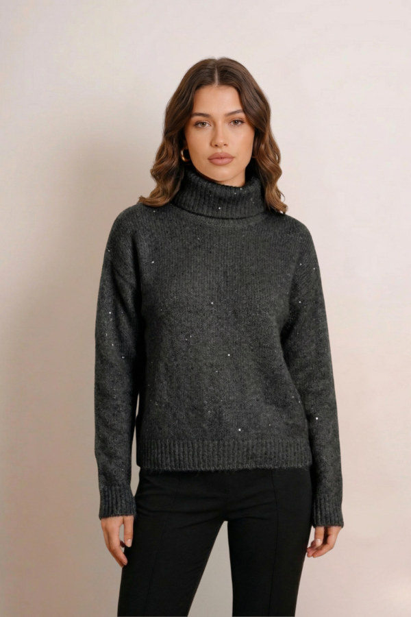 Poleron sweater lentejuelas "GUAM"