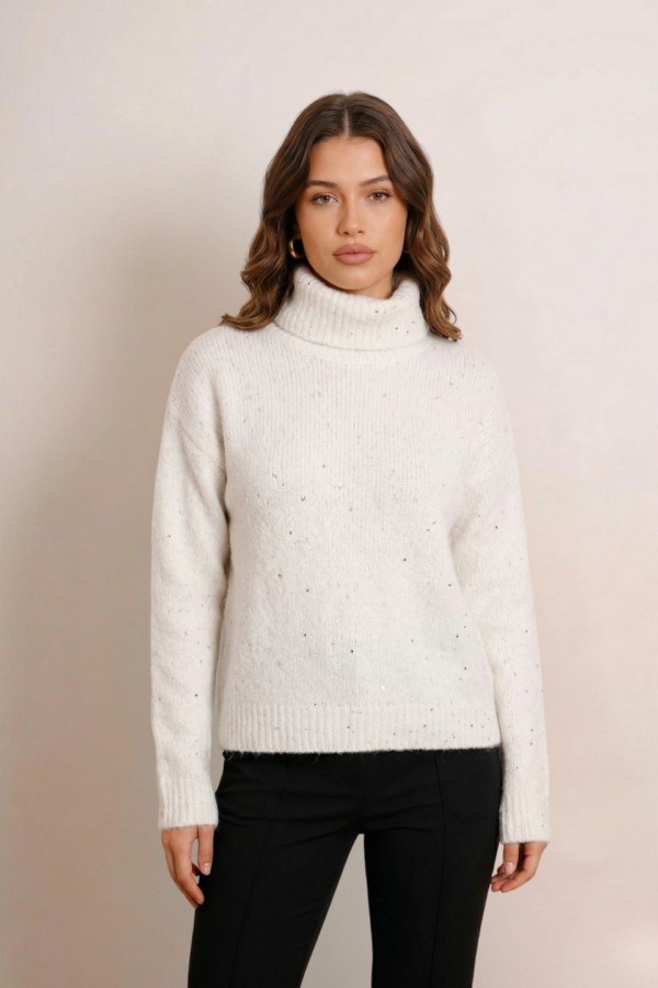 Poleron sweater lentejuelas "GUAM"