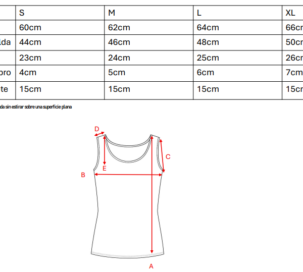 Musculosa con gota tela lino twill broderie "ITALY"