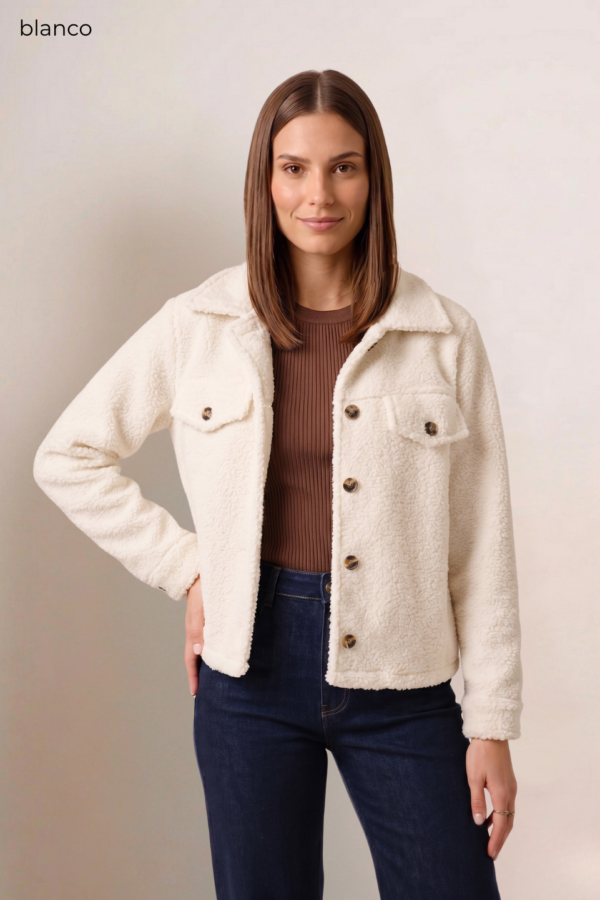 Saco corto paño boucle "KYLE"