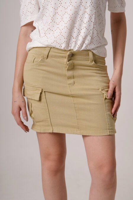 Pollera cargo gabardina "LAGON" - Imagen 4
