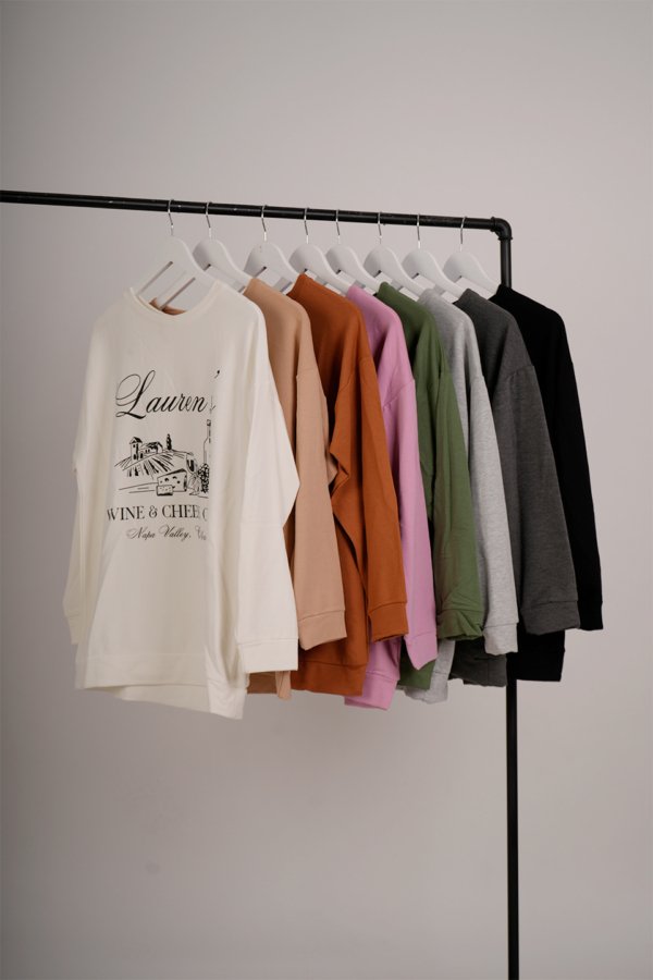 Maxibuzo rustico frizado cuello redondo "LAUREN'S"