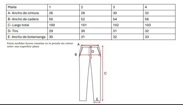 Palazzo wide leg rustico frizado con tajo "MAITE"