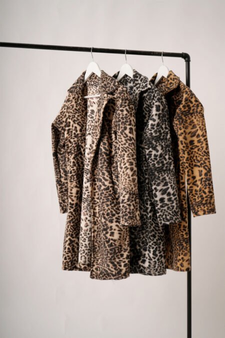 Saco largo paño animal print "MARIEL" - Imagen 2