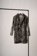 Saco largo paño animal print "MARIEL"
