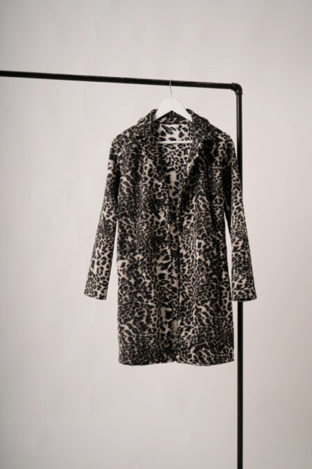 Saco largo paño animal print "MARIEL" - Imagen 3