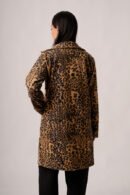 Saco largo paño animal print "MARIEL"