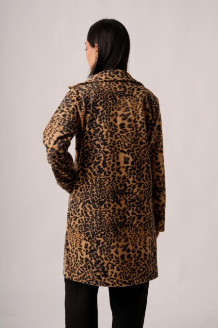 Saco largo paño animal print "MARIEL" - Imagen 5
