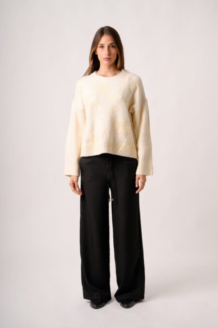 Sweater manga ancha con lentejuelas "MATILDE" - Imagen 2